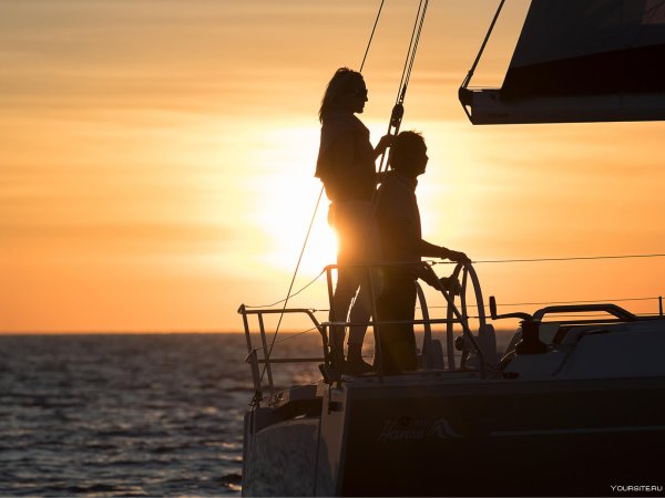 Пара на катере