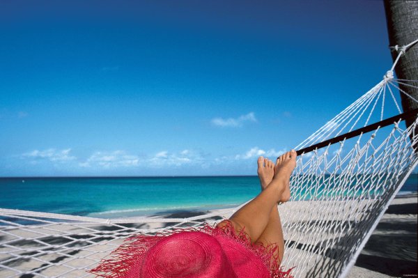 Гамак на пляже