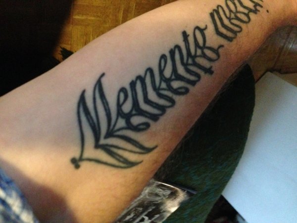 Memento Mori Tattoo эскиз