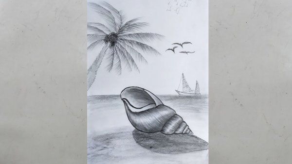 Море карандашом