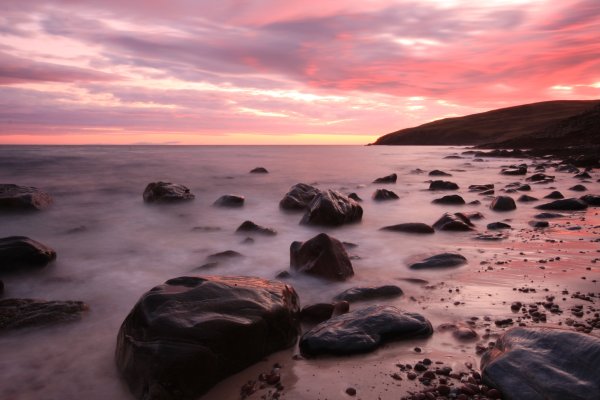 Закат на побережье