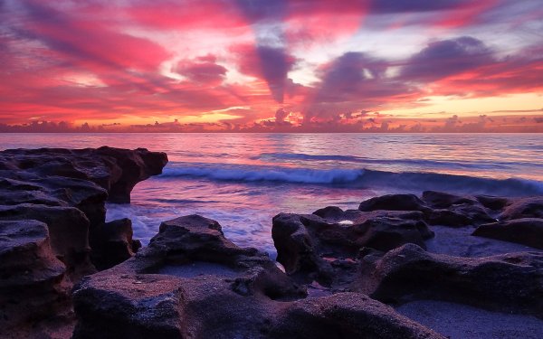 Розовый закат