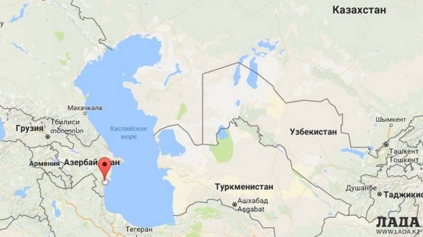 Каспий карта