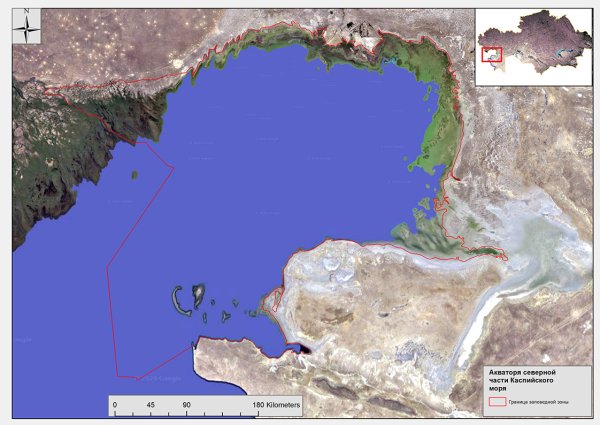 Заповедная зона Каспийского моря