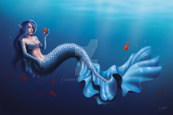 Русалка ночью