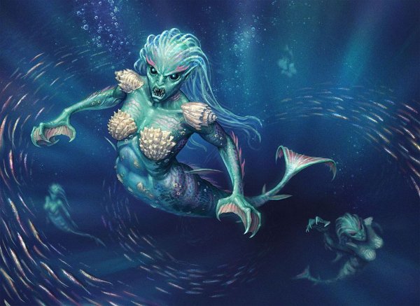 Русалки реалистичные арты