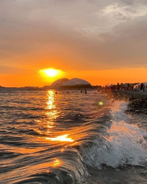 Восход солнца на море