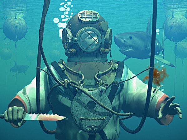 Водолазы батискафы аквалангист