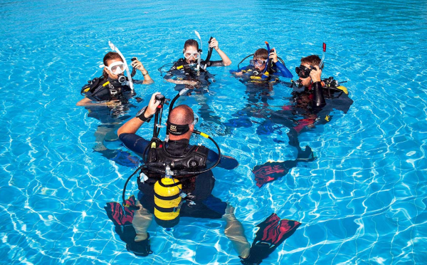 Дайвинг в реке