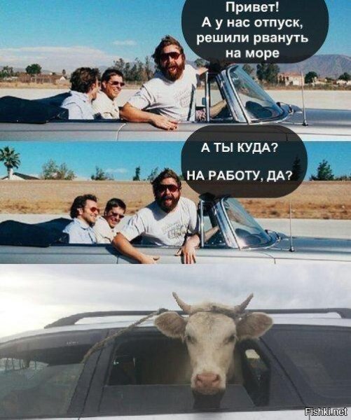 Мем еду в отпуск