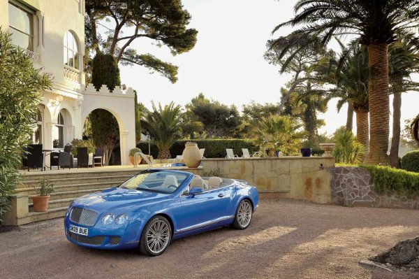 Лазурный автомобиль