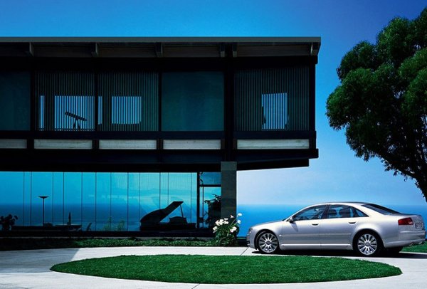 Дом море машина