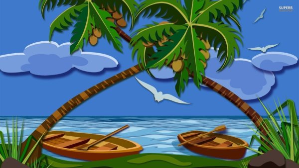 Море мультяшные