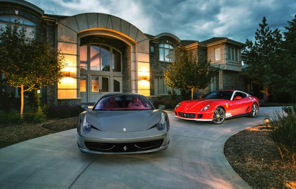Богатый дом и машина