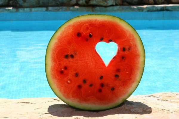 Арбуз сердечко