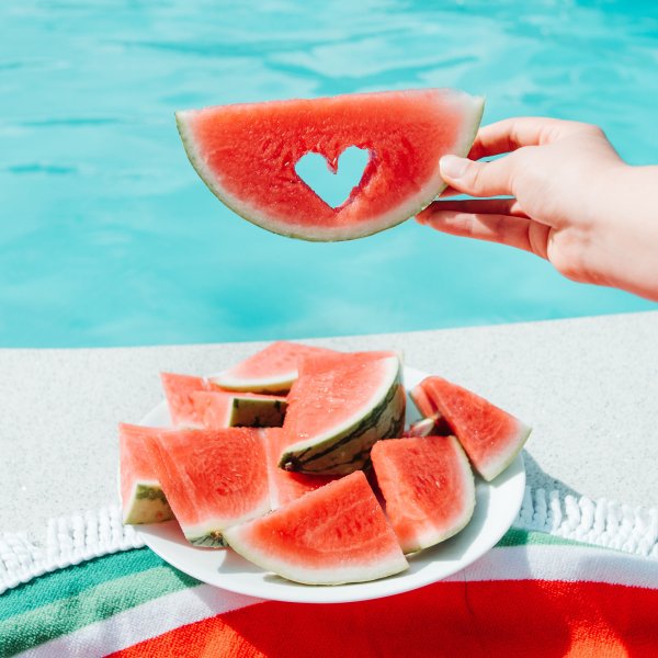 Арбуз сердце