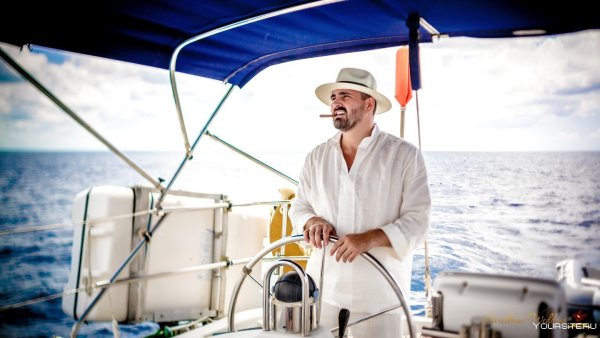 Кот матрос на теплоходе Чернышевский