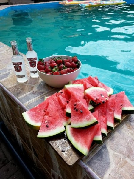 Лето море Арбуз