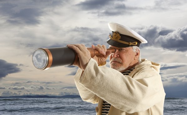 За штурвалом корабля