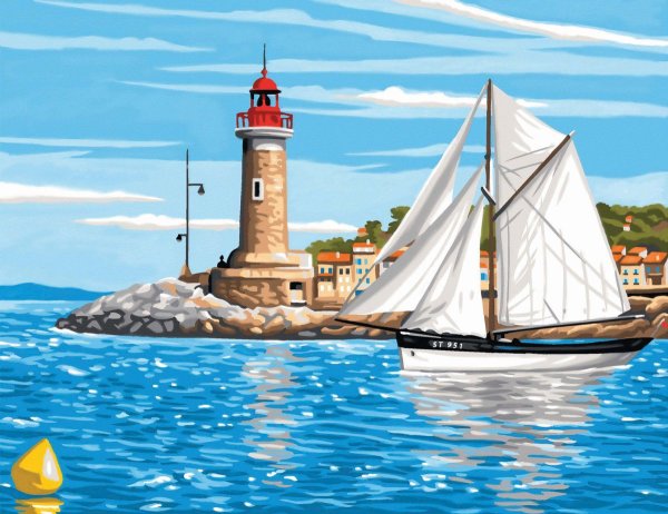 Маяк корабль парусник