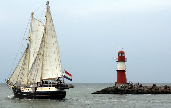 Ночь море Маяк