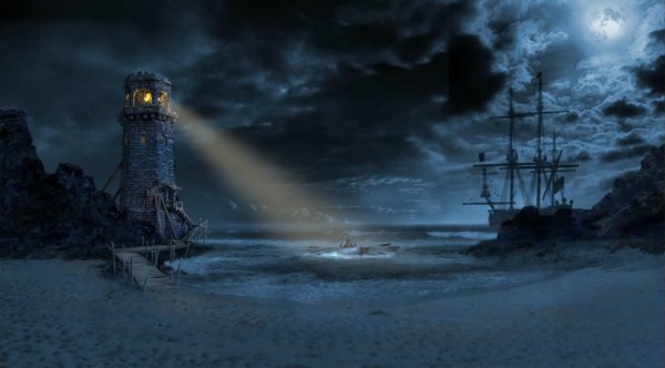 Фреска морская тематика