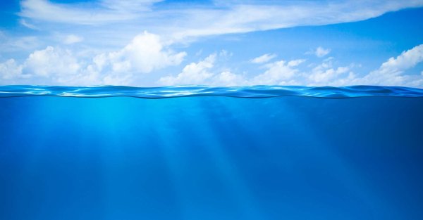 Срез воды море