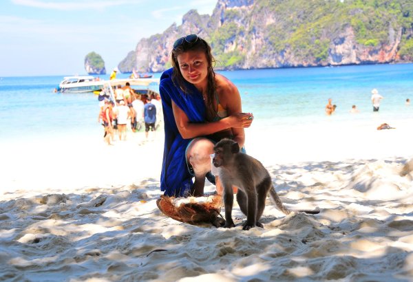 Тайланд пляж люди