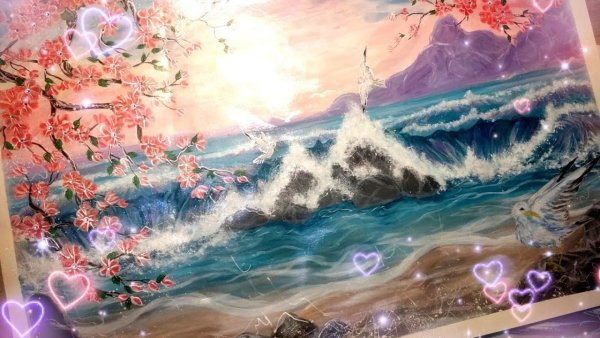 Сакура и море