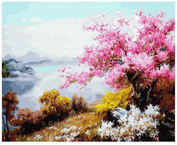 Япония цветение Фудзи