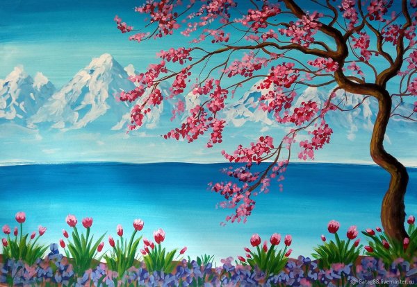 Море весенних цветов