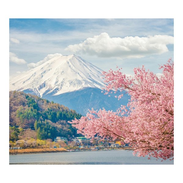 Япония гора Фудзияма и Сакура