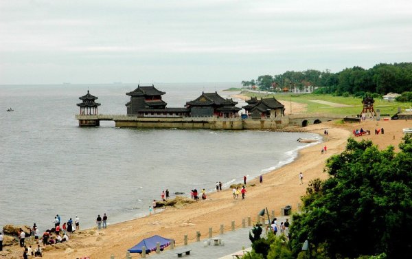 Курорт Китая море Бэйдайхэ