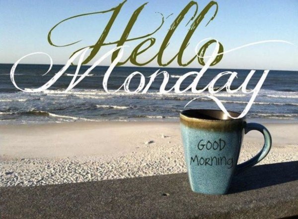 Доброе утро понедельника море