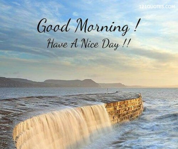 Доброе утро море