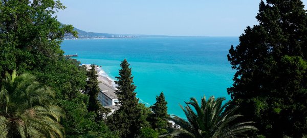 Абхазия Гагры горы море