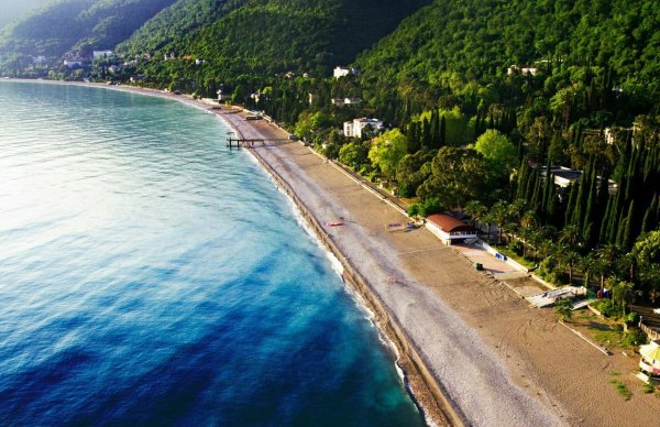 Абхазия Гагры горы море