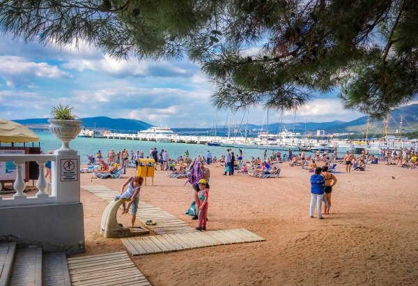 Центральный городской пляж Геленджика