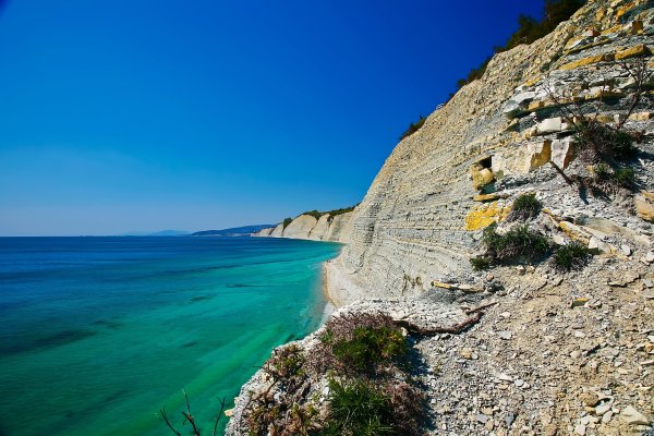 Геленджик галечный пляж