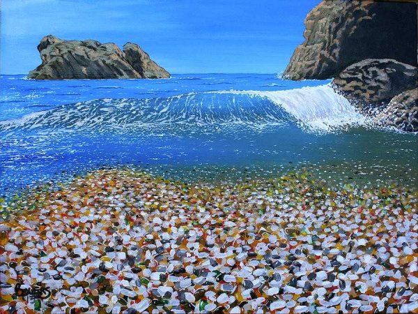 Разноцветные камни прозрачные