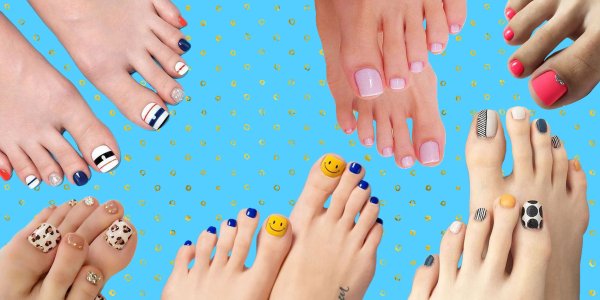 Маникюр и педикюр в одном стиле