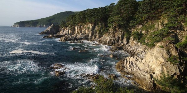 Скалистые берега Приморского края