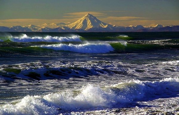 Берег Тихого океана на Камчатке