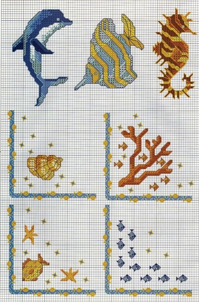 Вышивание крестом морская тематика