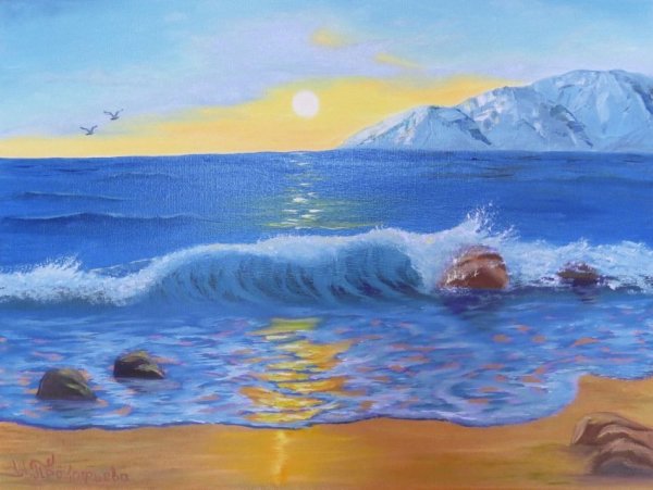 Море рисунок