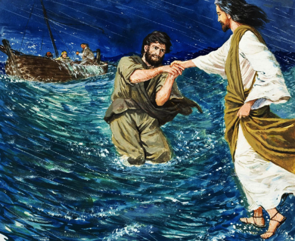 Иисус Христос укрощает бурю