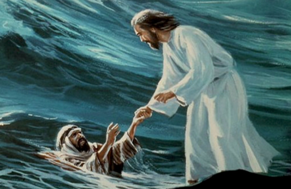 Иисус Христос учит учеников