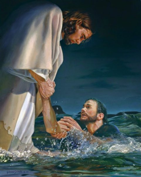 Картина Айвазовского хождение по водам