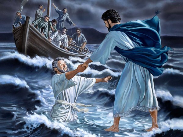 Христос и Апостол Петр