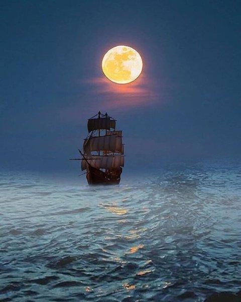 Ночь на корабле